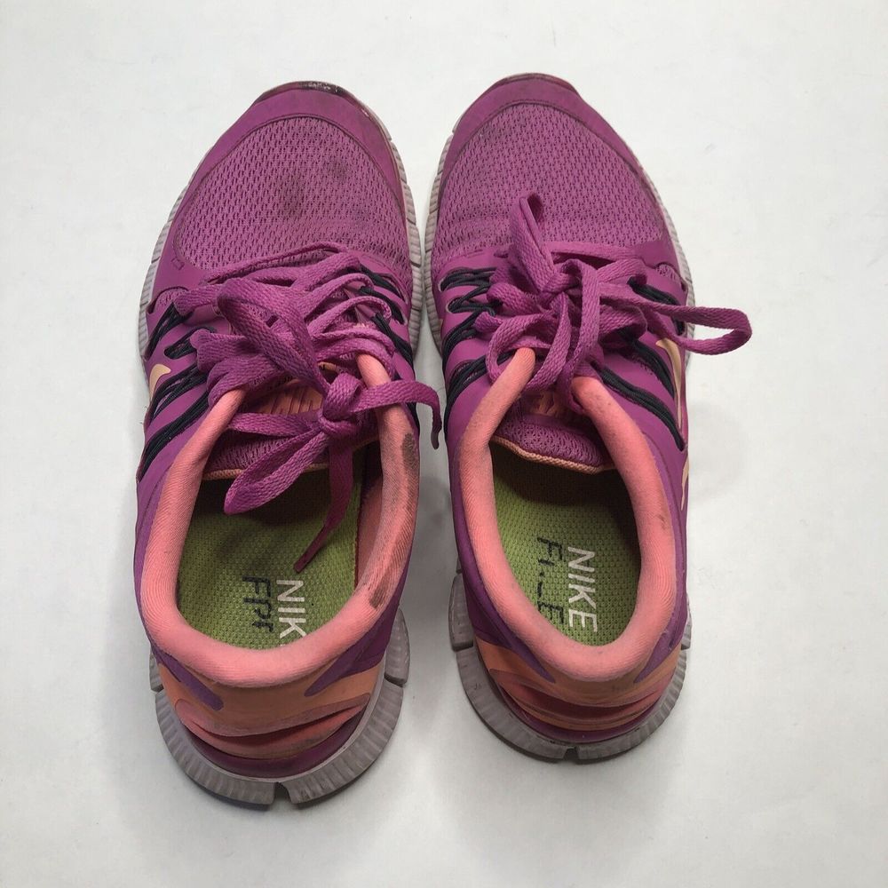 Nike Womens Free 5.0 580591-660 Pink Running Shoes Sneakers Size 7 - Picture 5 of 10